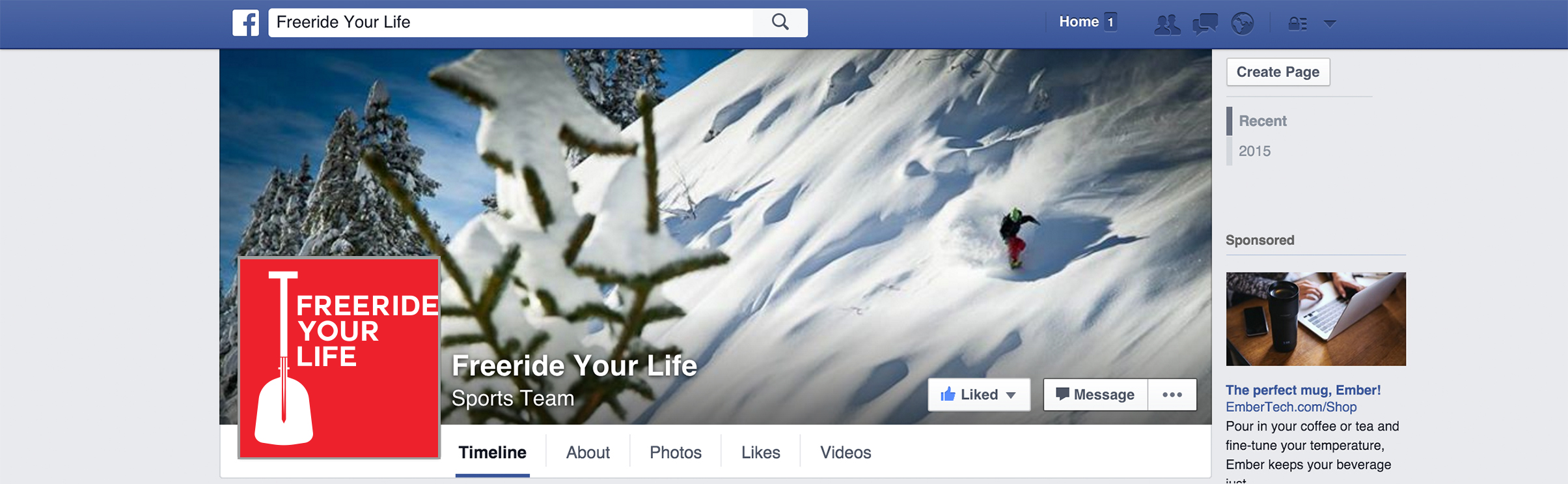 Diseño de Logo por art by SUGU para Freeride Your Life | Diseño #9165417