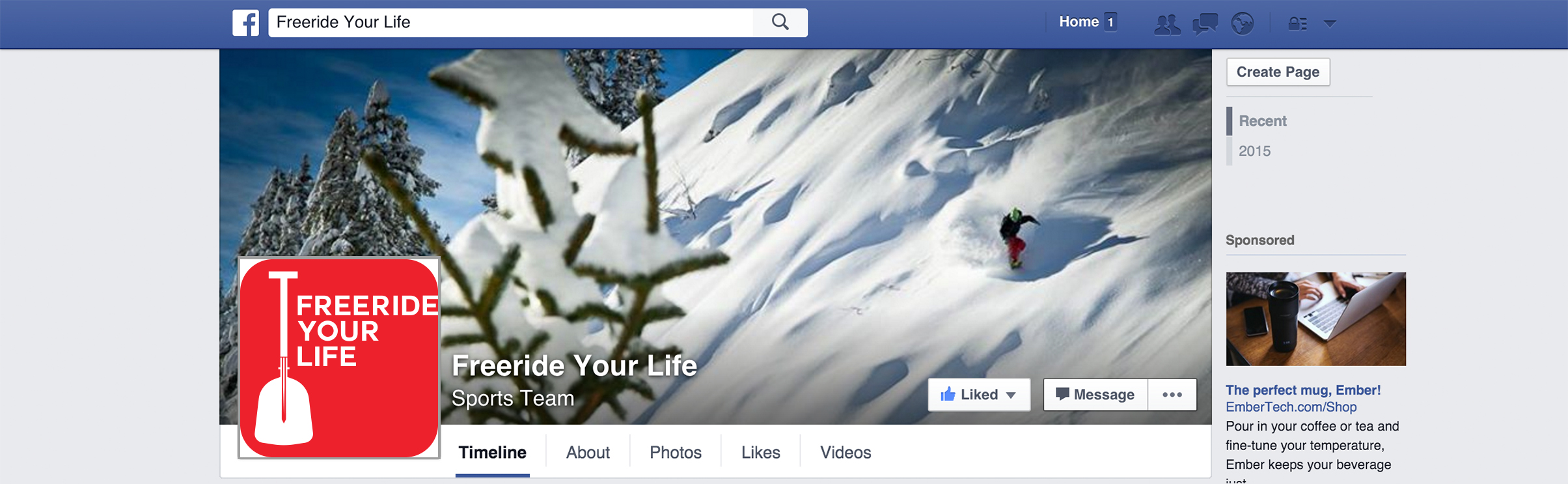 Diseño de Logo por art by SUGU para Freeride Your Life | Diseño #9165421