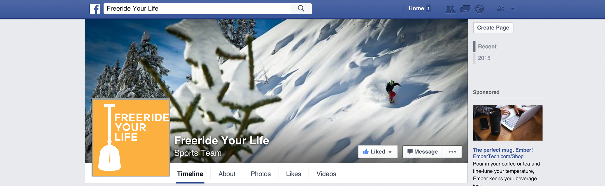 Diseño de Logo por art by SUGU para Freeride Your Life | Diseño #9165424