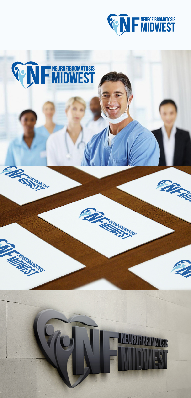 Diseño de Logo por artQueen para Neurofibromatosis Midwest | Diseño #9267499