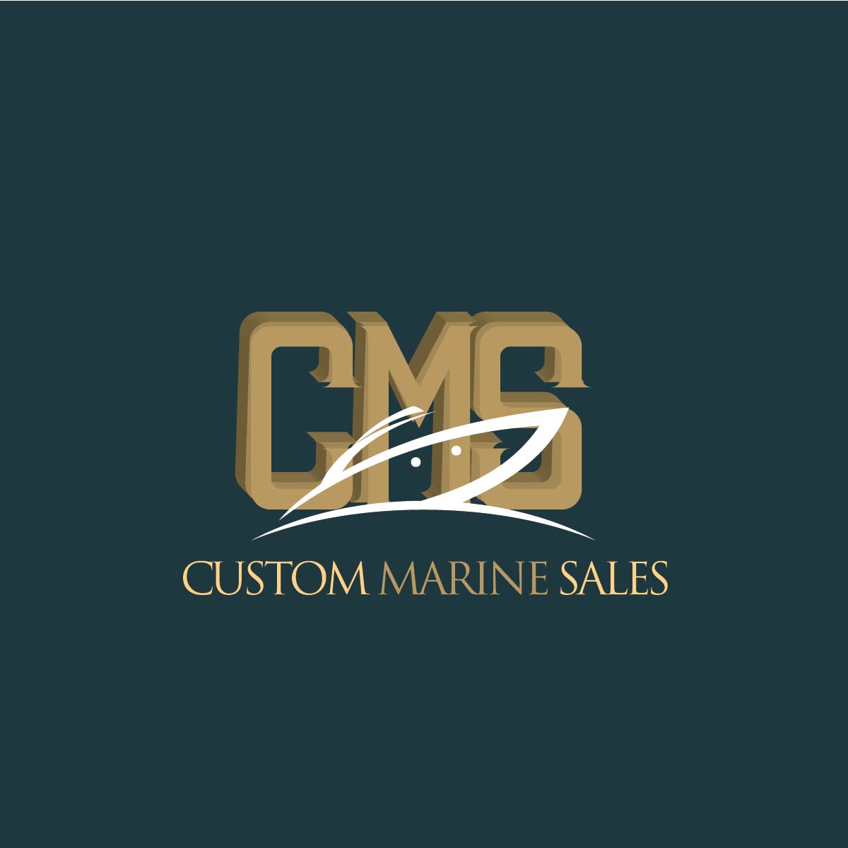 Logo Design by creativebug for Custom Marine Sales | Design #9229243