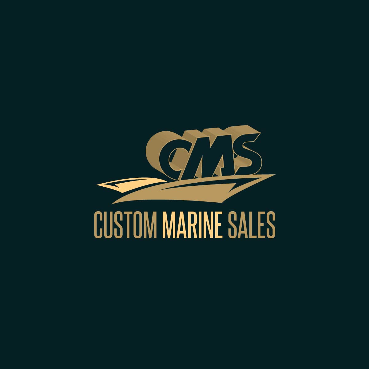 Logo Design by creativebug for Custom Marine Sales | Design #9236776