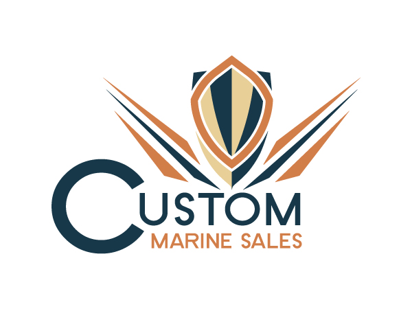 Logo Design by Crave Creative for Custom Marine Sales | Design #9334491