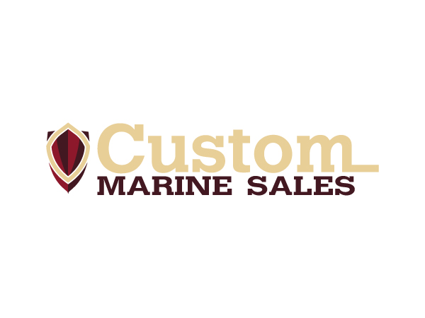 Logo Design by Crave Creative for Custom Marine Sales | Design #9334492