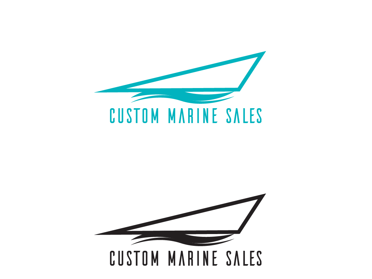 Logo Design by fontasdesign for Custom Marine Sales | Design #9261253