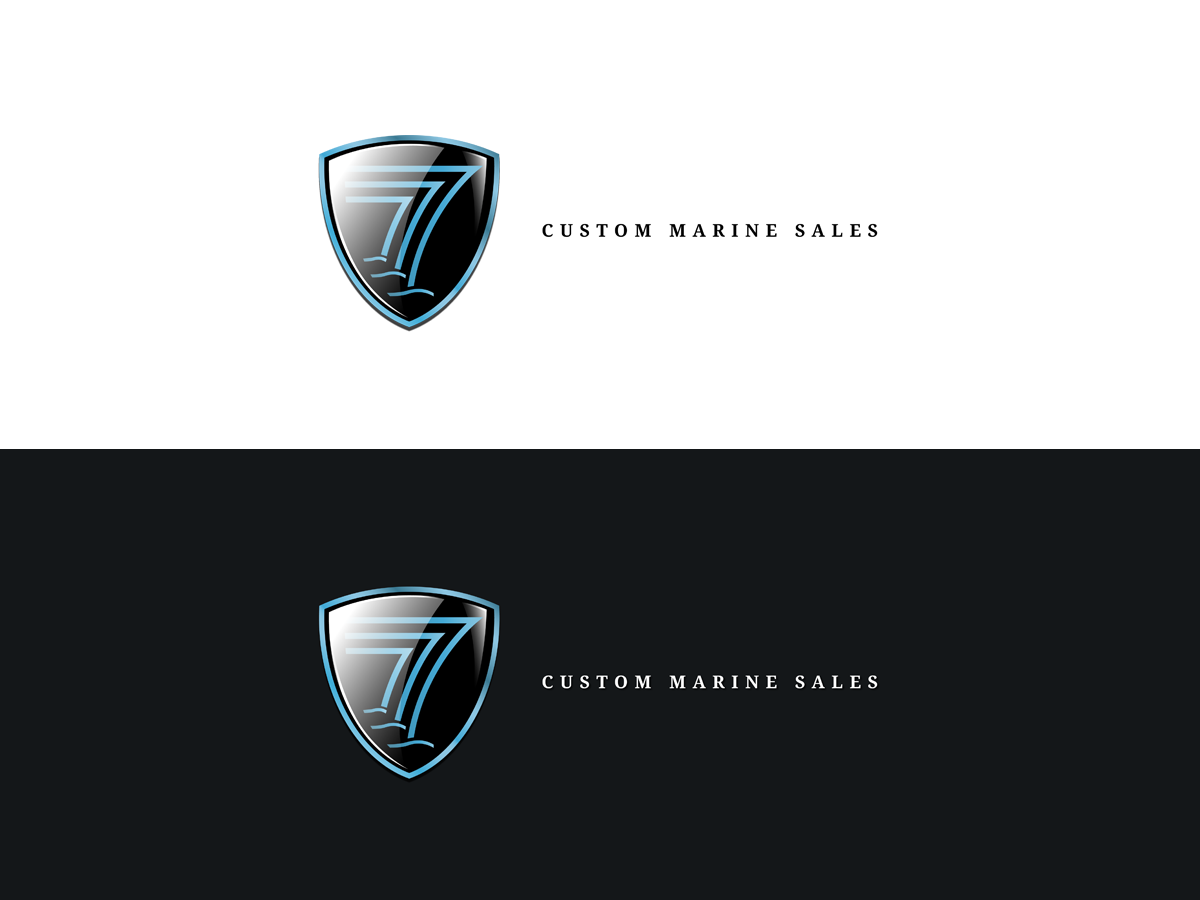 Logo Design by Creative1one for Custom Marine Sales | Design #9277248