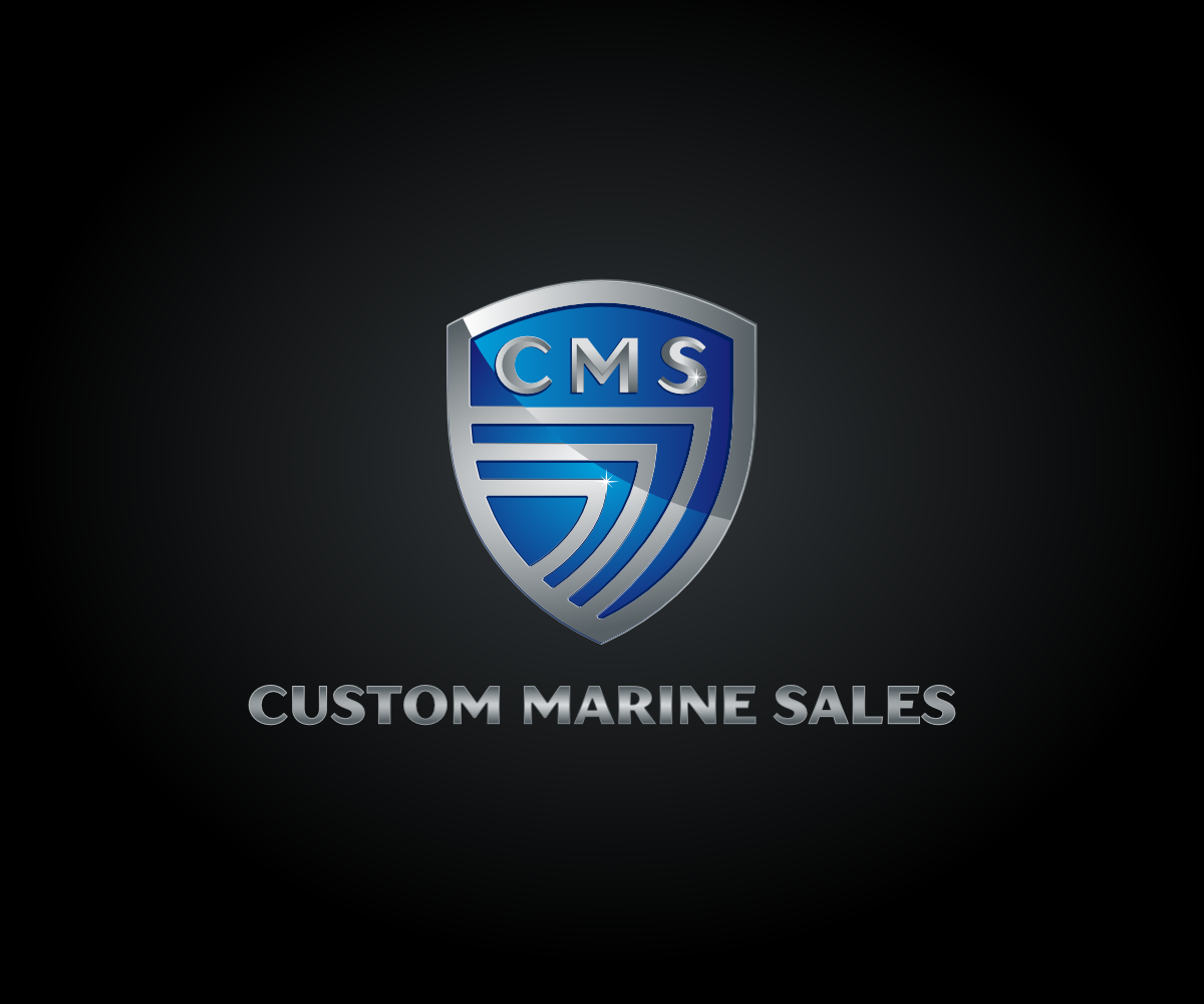 Logo Design by VGB for Custom Marine Sales | Design #9254211
