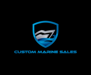 Logo Design by VGB for Custom Marine Sales | Design: #9254212
