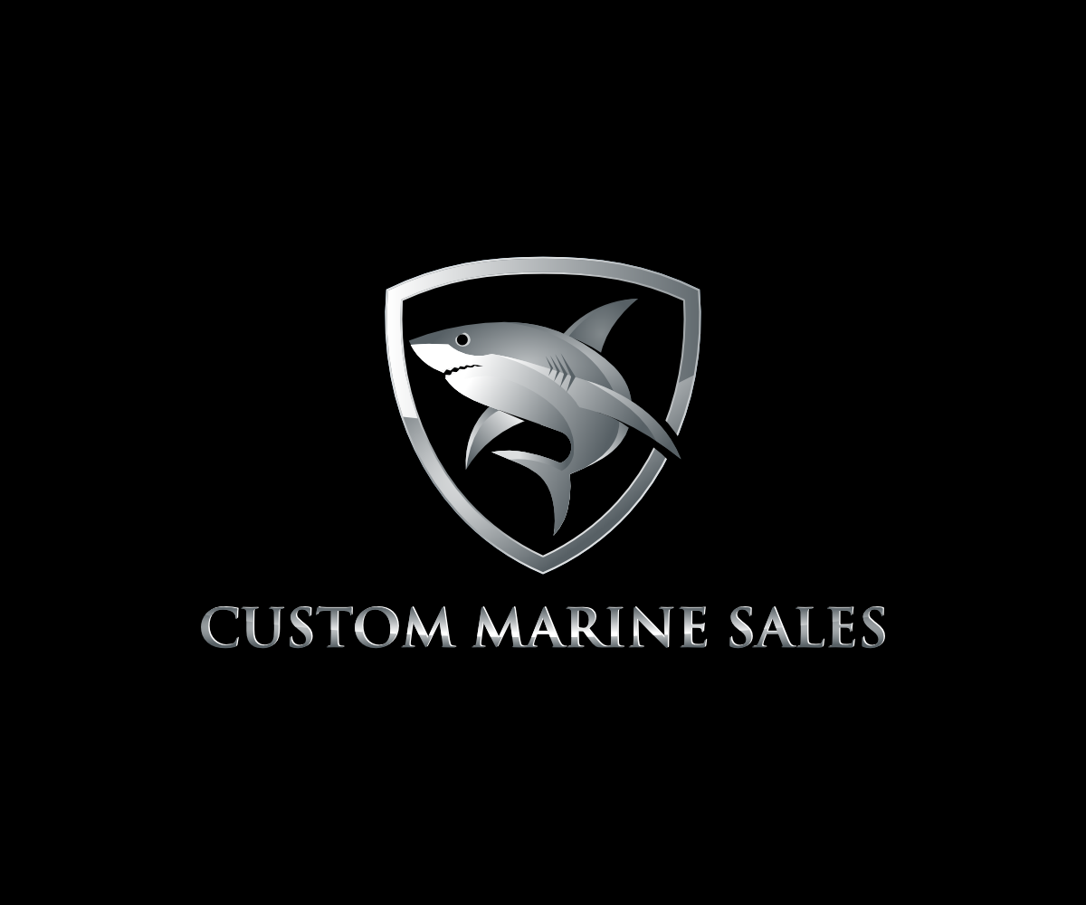 Logo Design by VGB for Custom Marine Sales | Design #9343515