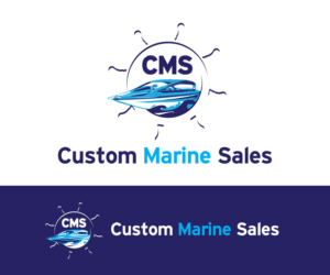 Logo Design by Creativdiz for Custom Marine Sales | Design: #9178940