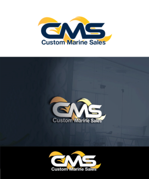 Logo Design by joliau for Custom Marine Sales | Design: #9179214