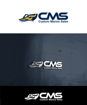 Logo Design by joliau for Custom Marine Sales | Design: #9179215