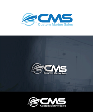 Logo Design by joliau for Custom Marine Sales | Design: #9189275