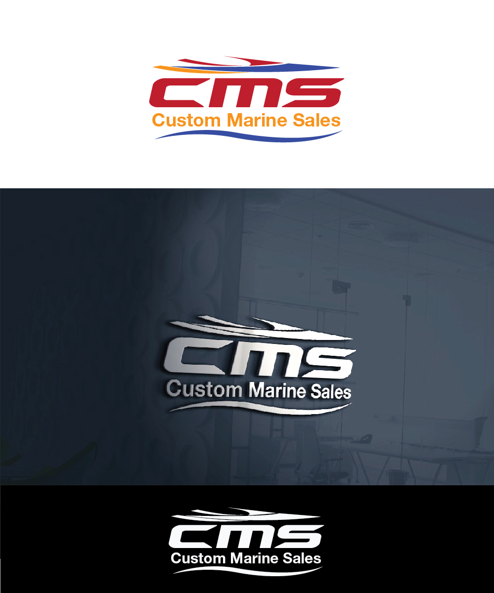 Logo Design by joliau for Custom Marine Sales | Design #9203033