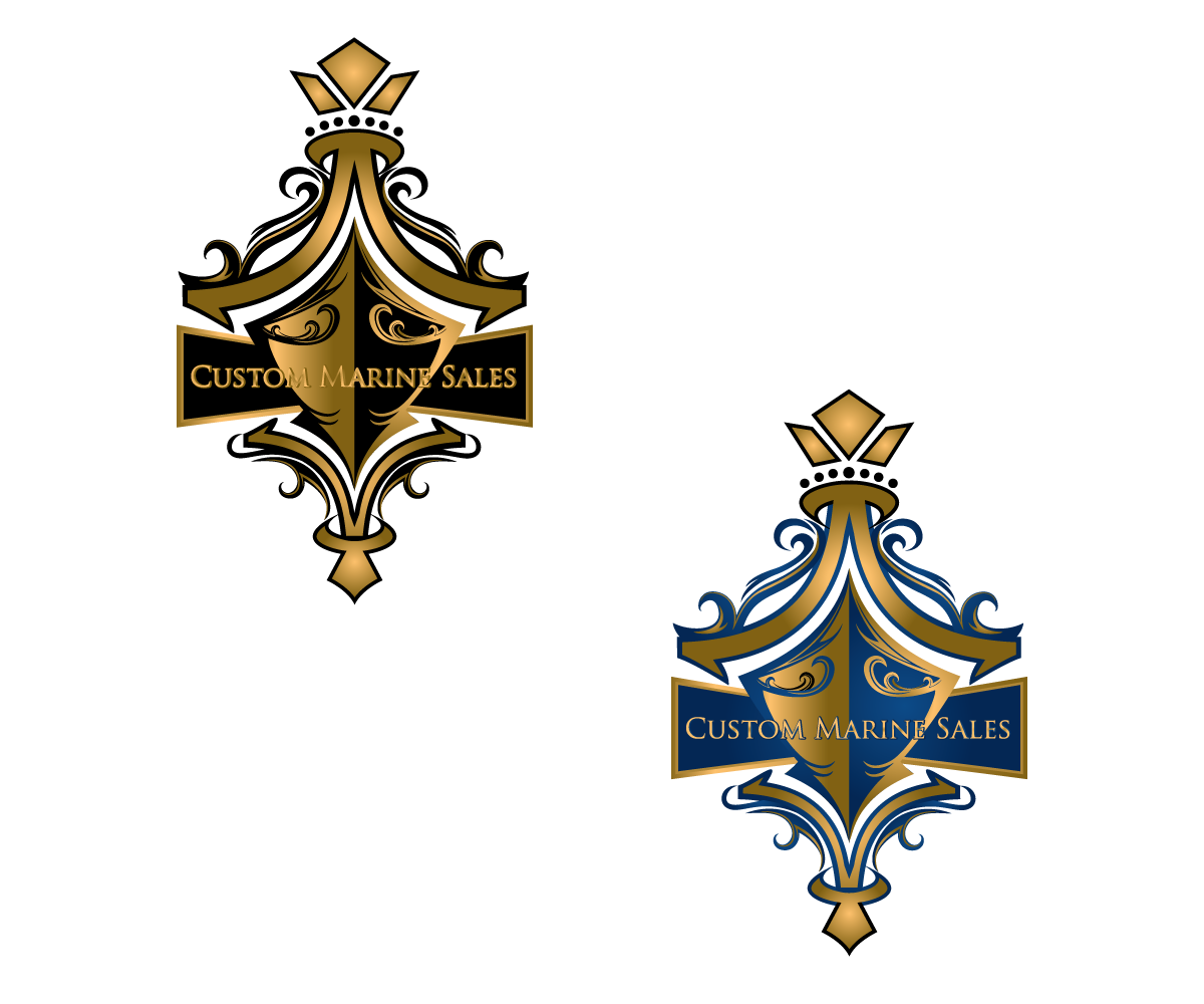 Logo Design by meygekon for Custom Marine Sales | Design #9350655