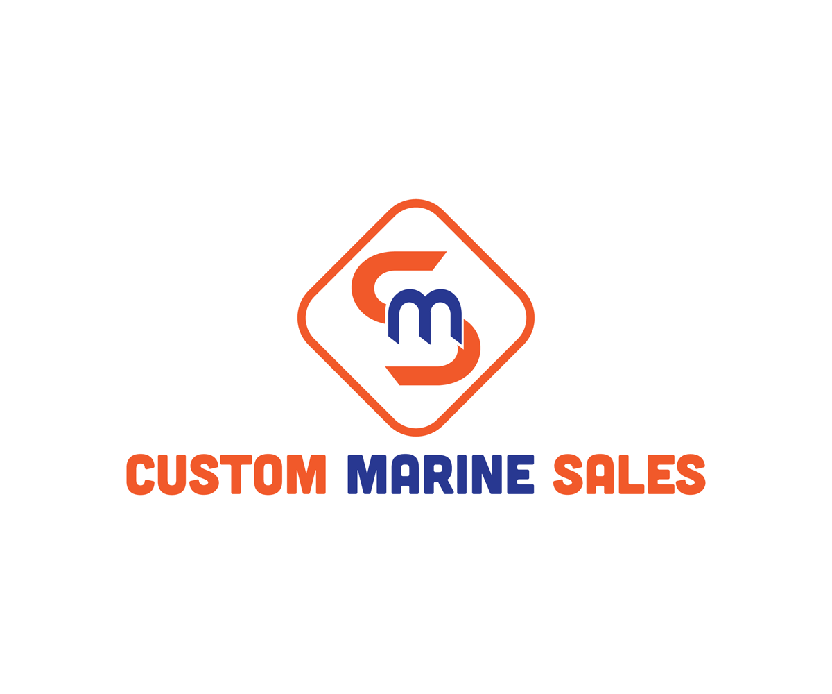 Logo Design by Batas for Custom Marine Sales | Design #9355250