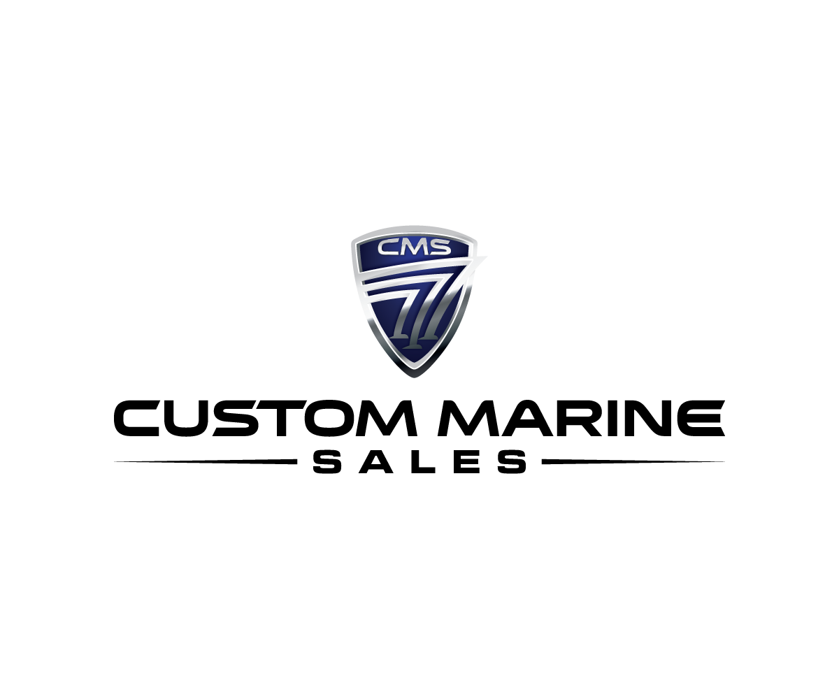 Logo Design by sourgraping for Custom Marine Sales | Design #9314544