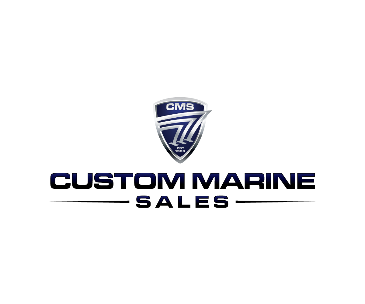 Logo Design by sourgraping for Custom Marine Sales | Design #9412647