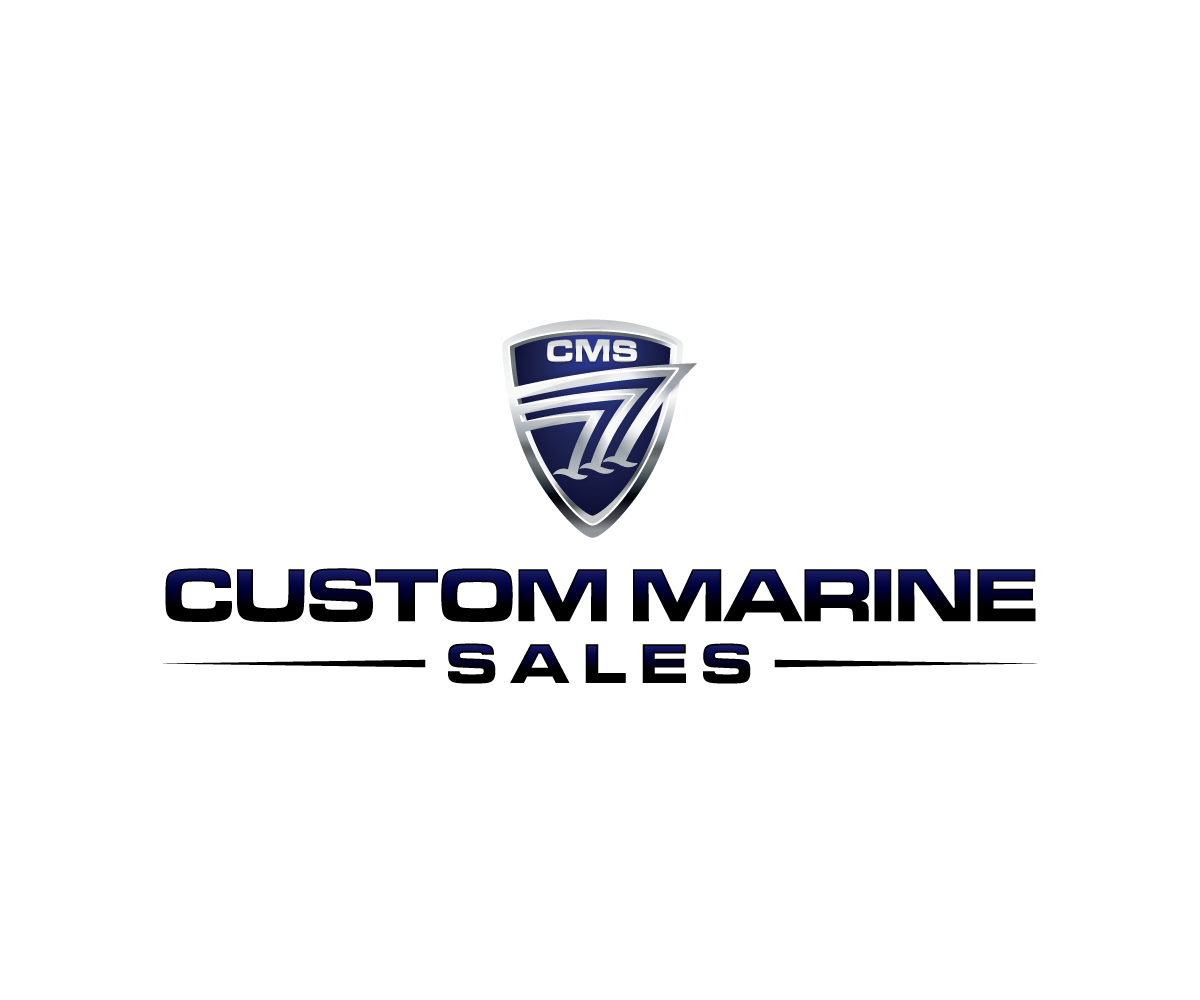 Logo Design by sourgraping for Custom Marine Sales | Design #9420679