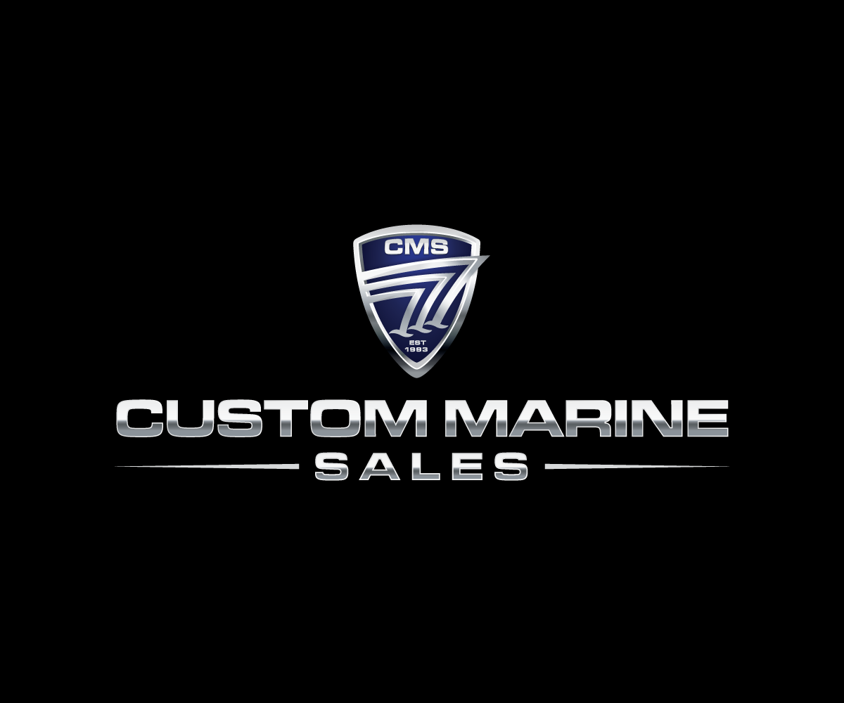 Logo Design by sourgraping for Custom Marine Sales | Design #9420871