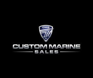 Logo Design by sourgraping for Custom Marine Sales | Design: #9420871