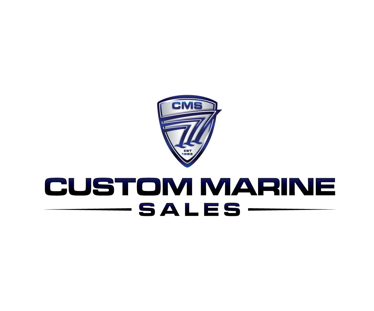 Logo Design by sourgraping for Custom Marine Sales | Design #9446992