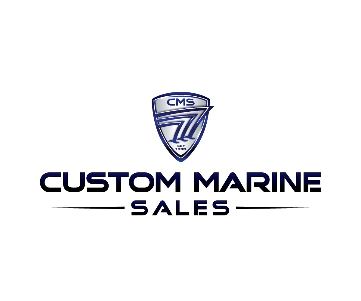 Logo Design by sourgraping for Custom Marine Sales | Design #9447633