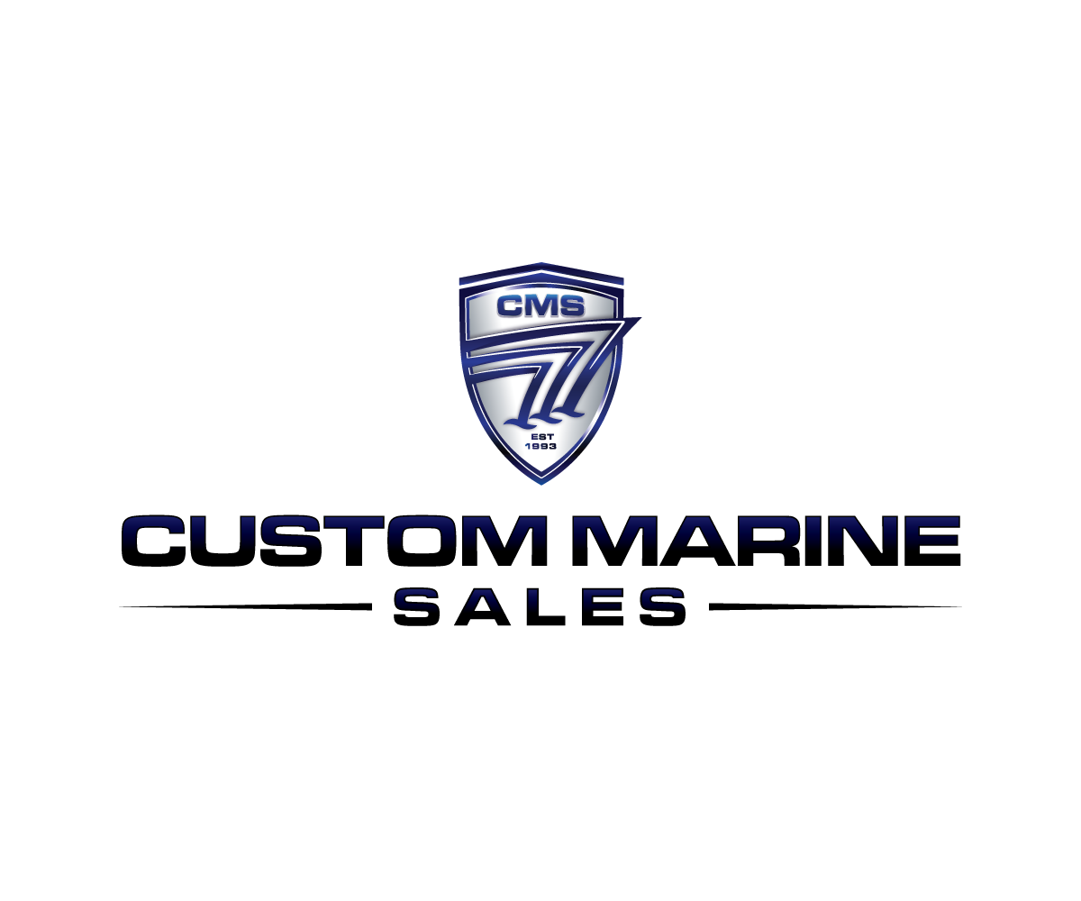 Logo Design by sourgraping for Custom Marine Sales | Design #9459193