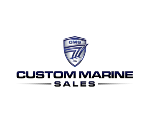 Logo Design by sourgraping for Custom Marine Sales | Design: #9459198