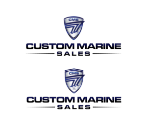 Logo Design by sourgraping for Custom Marine Sales | Design: #9459933