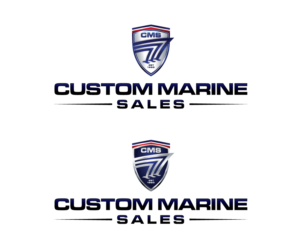 Logo Design by sourgraping for Custom Marine Sales | Design: #9471544