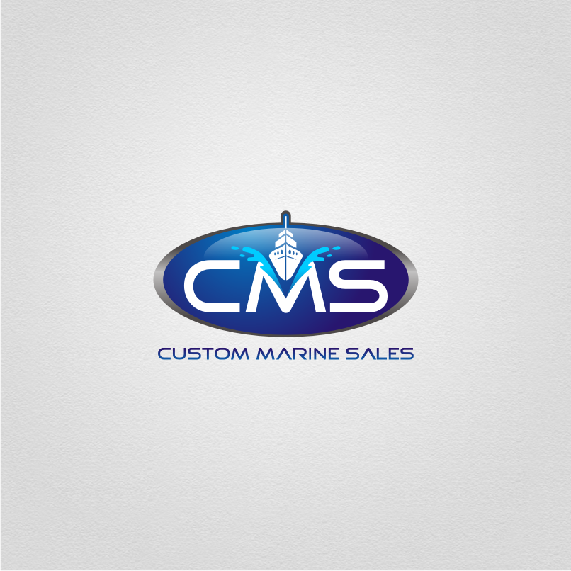 Logo Design by Arham Hidayat for Custom Marine Sales | Design #9326625