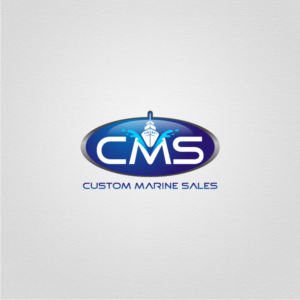 Logo Design by Arham Hidayat for Custom Marine Sales | Design #9326625