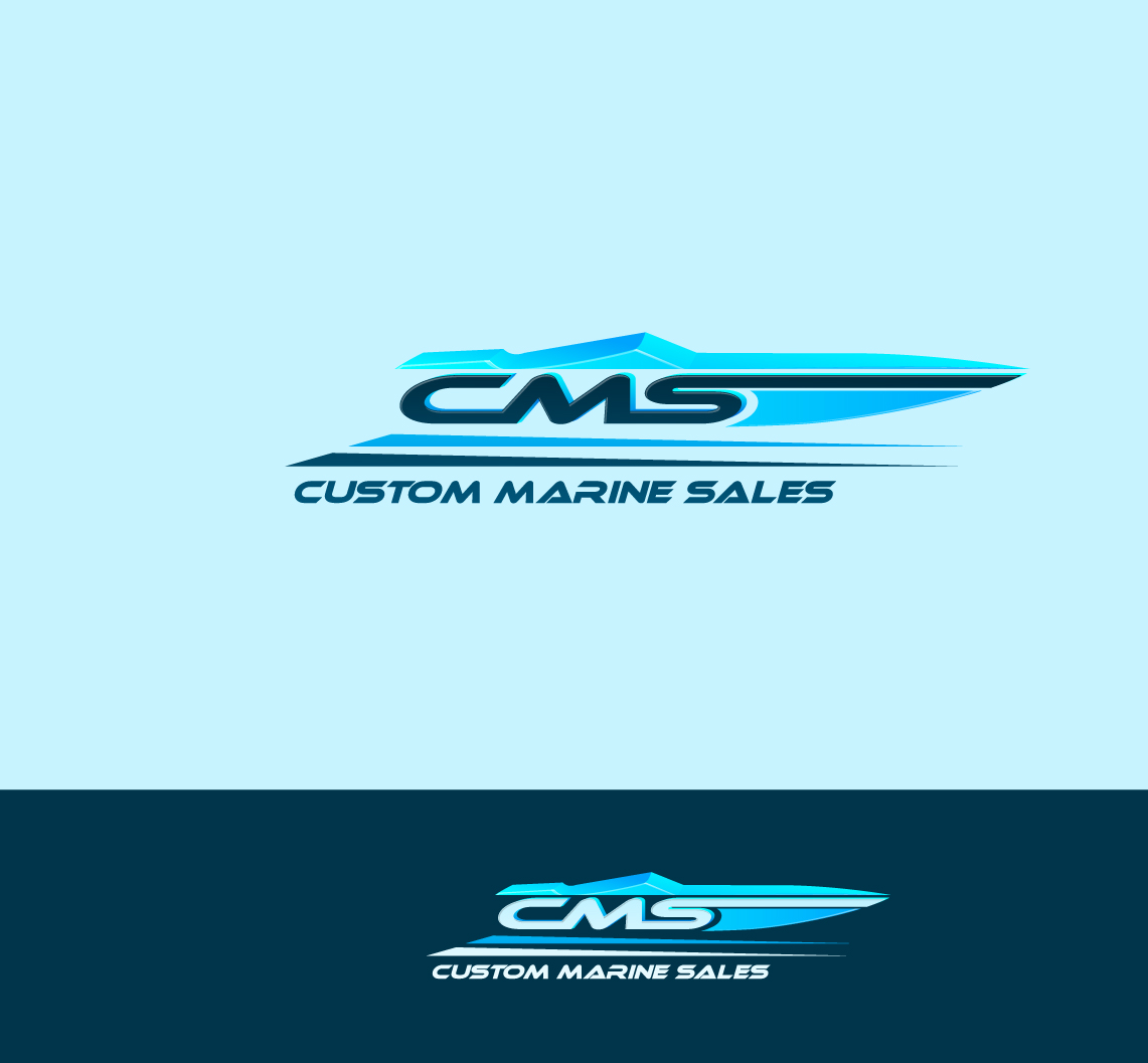 Logo Design by arcoalex for Custom Marine Sales | Design #9207708