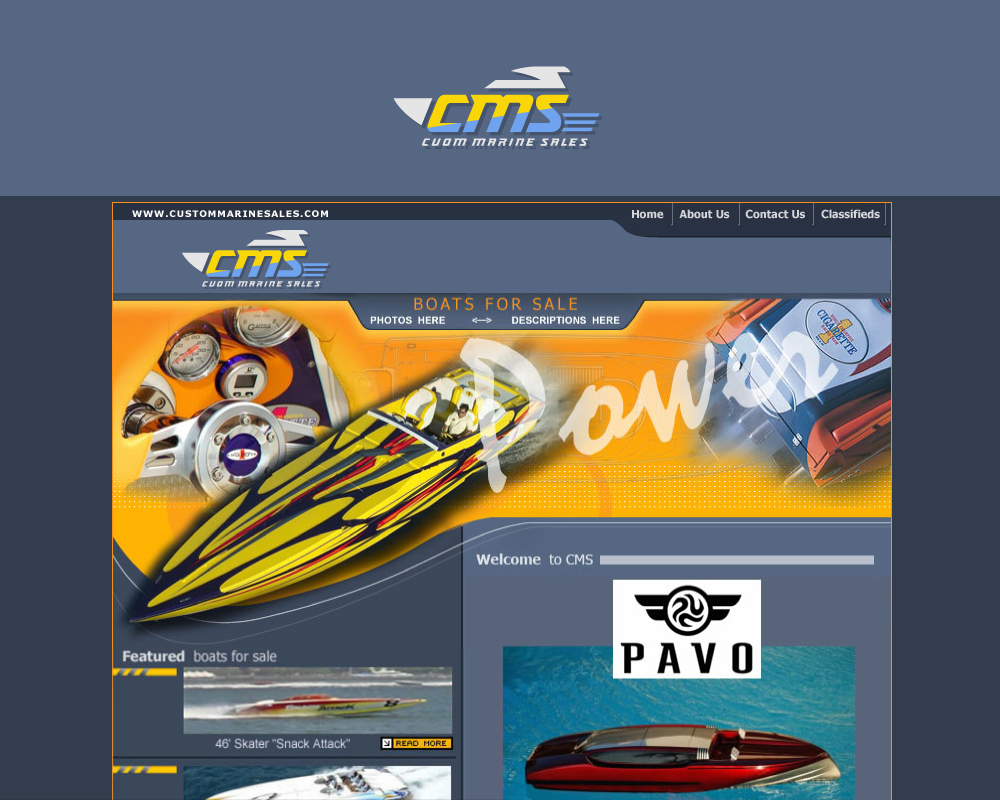 Logo Design by Pram Shaw for Custom Marine Sales | Design #9172912