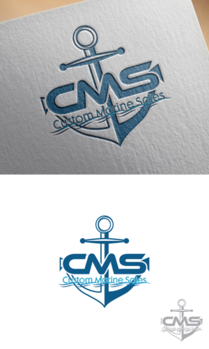 Logo Design by Admira Graphics for Custom Marine Sales | Design: #9185586