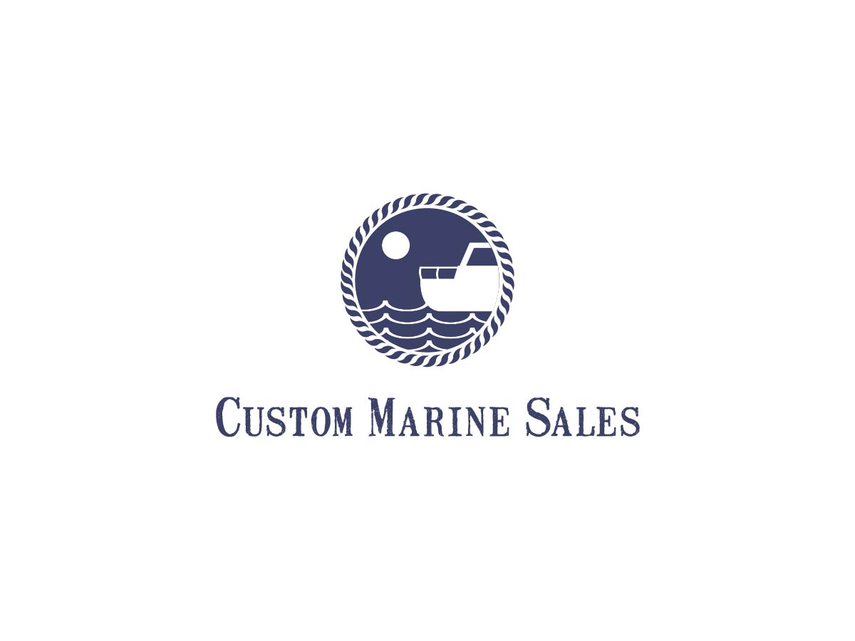Logo Design by dii for Custom Marine Sales | Design #9175998