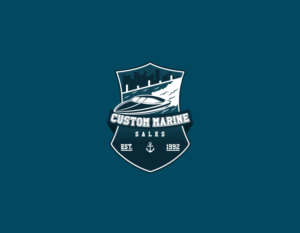 Logo Design by Sin Iulian for Custom Marine Sales | Design: #9217340