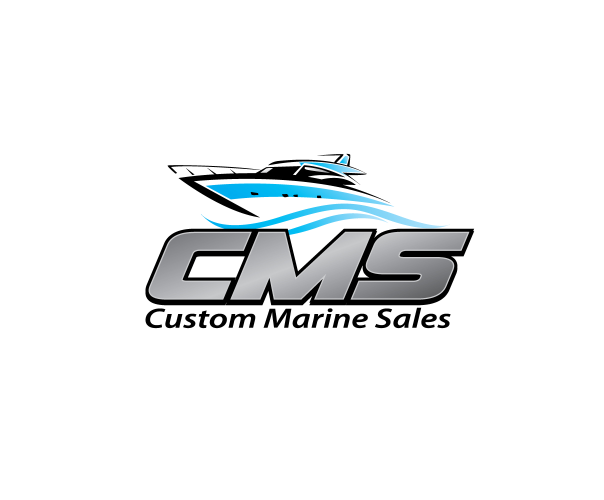 Logo Design by blue eye for Custom Marine Sales | Design #9186206