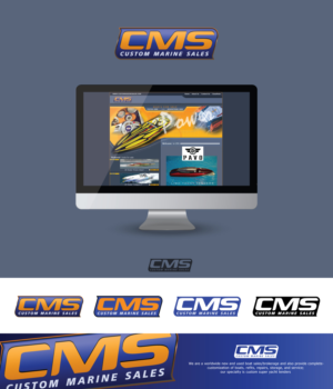 Logo Design by Oriu for Custom Marine Sales | Design: #9240286