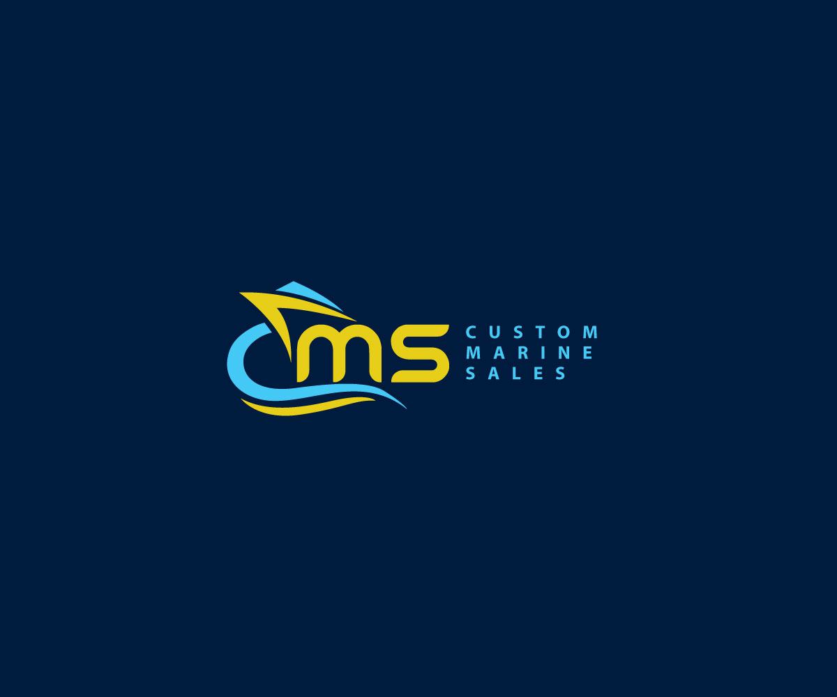 Logo Design by Omee63 for Custom Marine Sales | Design #9172713