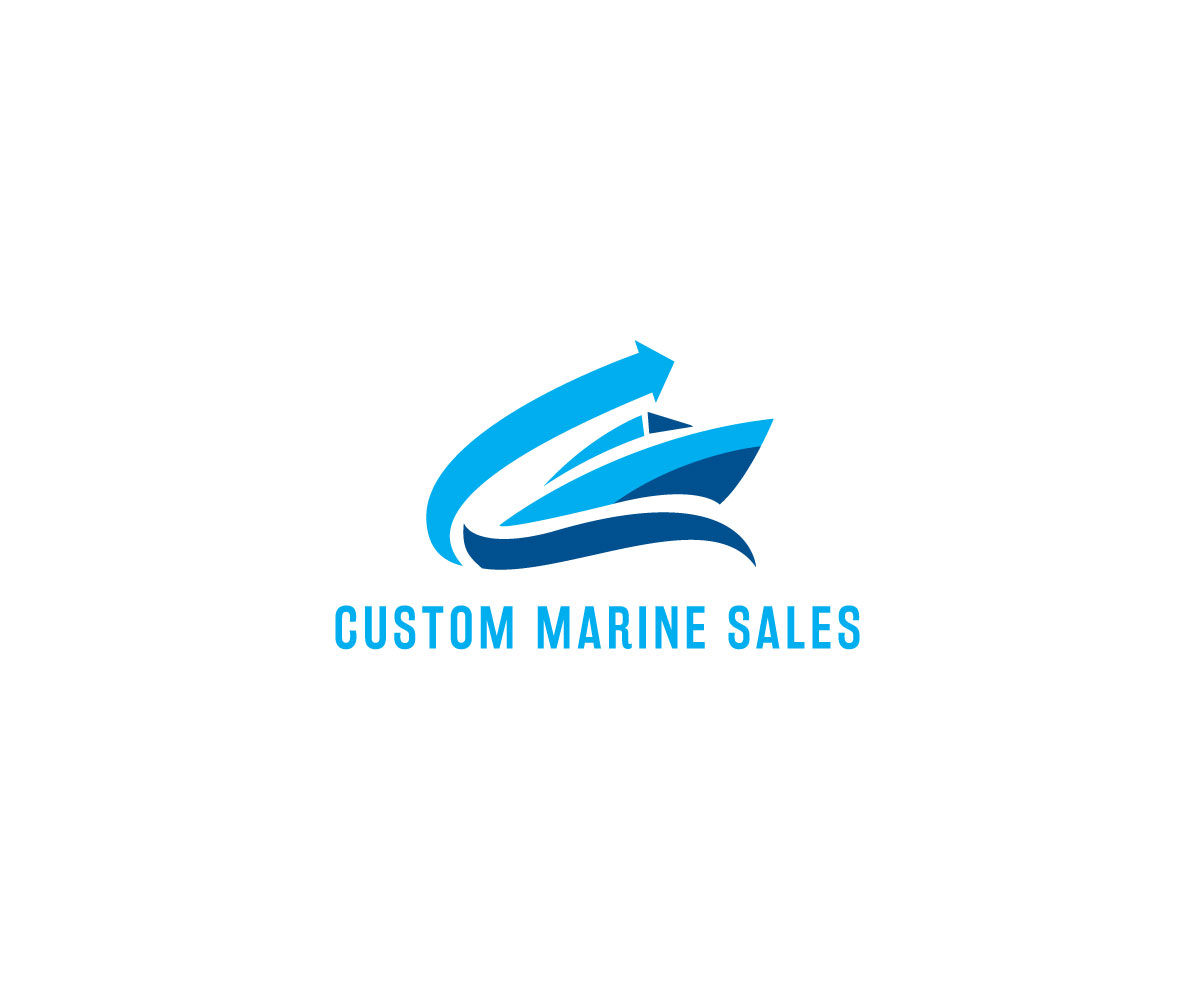 Logo Design by Omee63 for Custom Marine Sales | Design #9172718