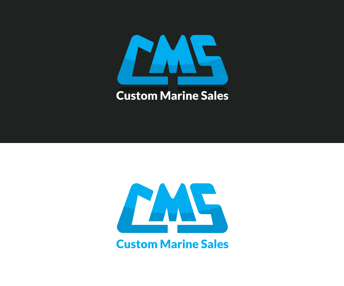 Logo Design by WORLDGAON PVT LTD for Custom Marine Sales | Design #9226200