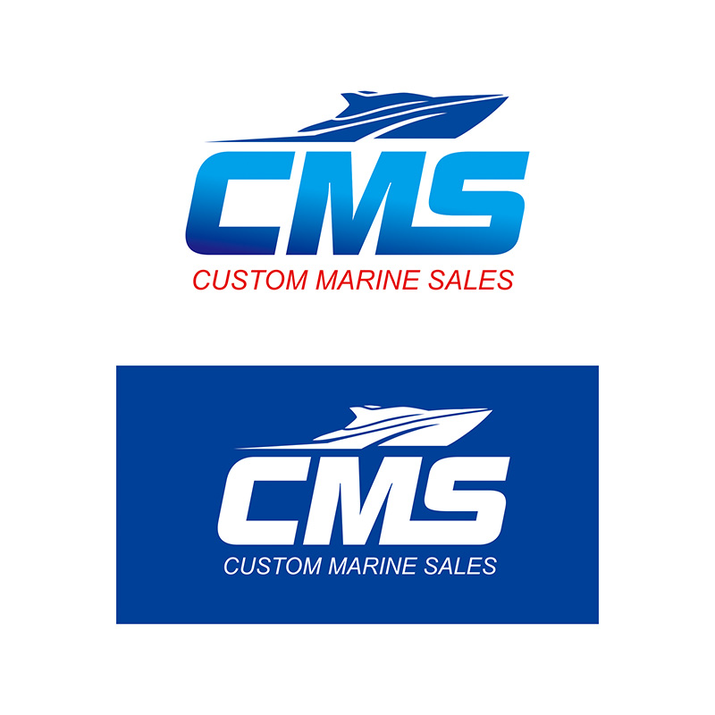 Logo Design by mulyadi_walet for Custom Marine Sales | Design #9173676