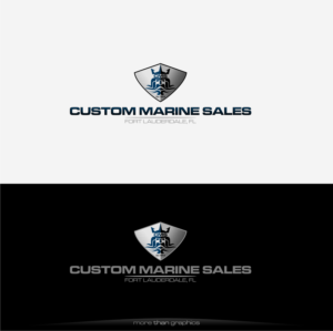 Logo Design by vladst2004 for Custom Marine Sales | Design: #9320749