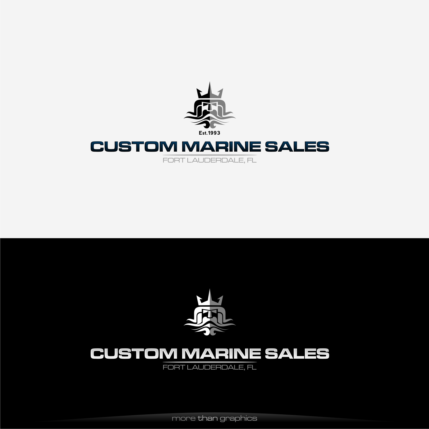 Logo Design by vladst2004 for Custom Marine Sales | Design #9320751