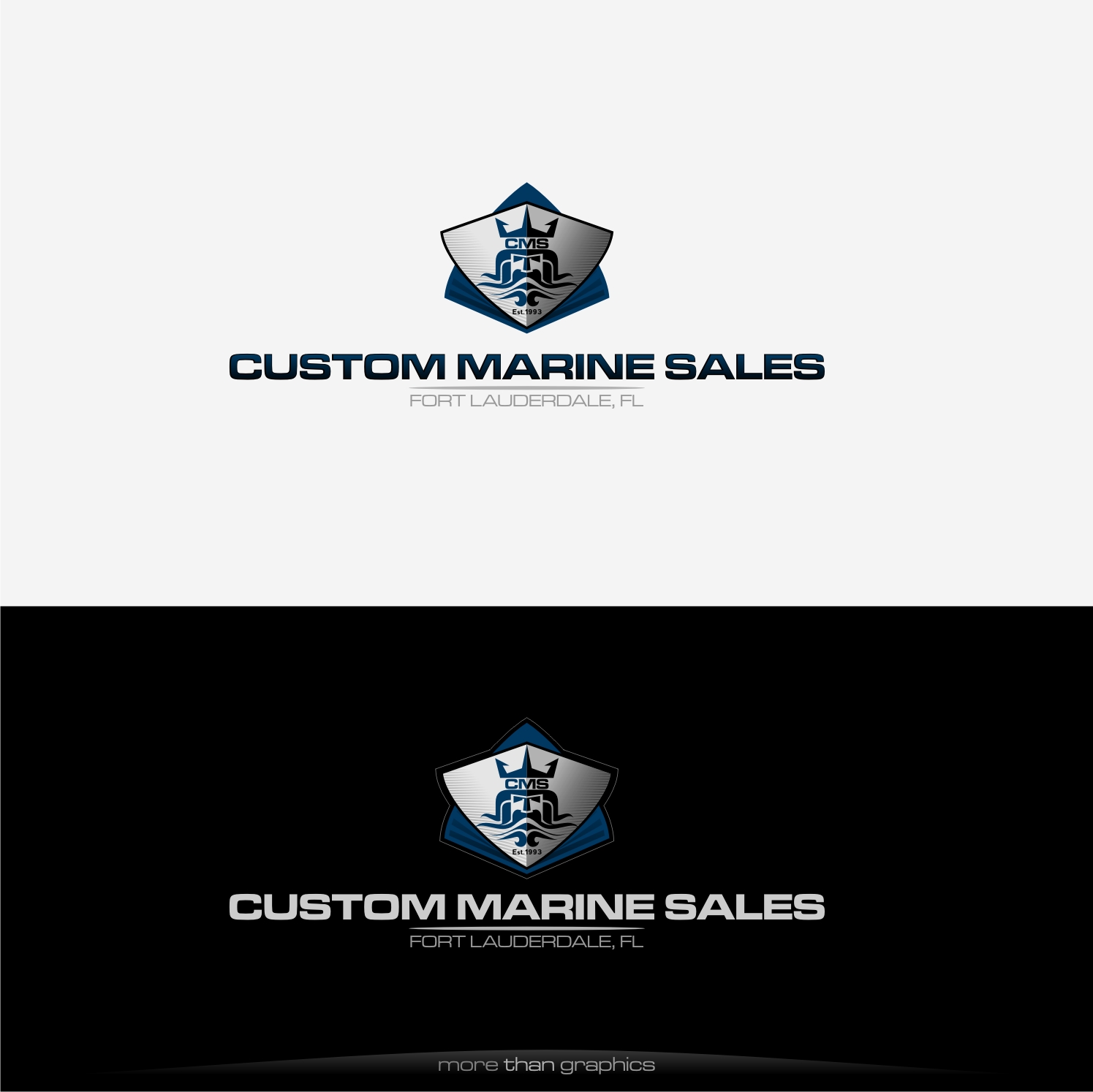 Diseño de Logo por vladst2004 para Custom Marine Sales | Diseño #9335511