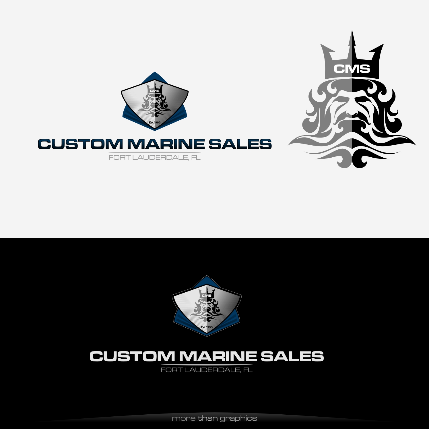Logo Design by vladst2004 for Custom Marine Sales | Design #9335512