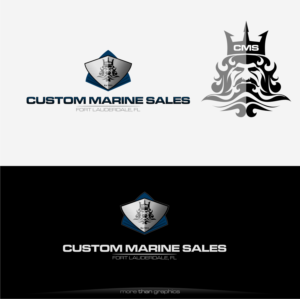Logo Design by vladst2004 for Custom Marine Sales | Design: #9335512