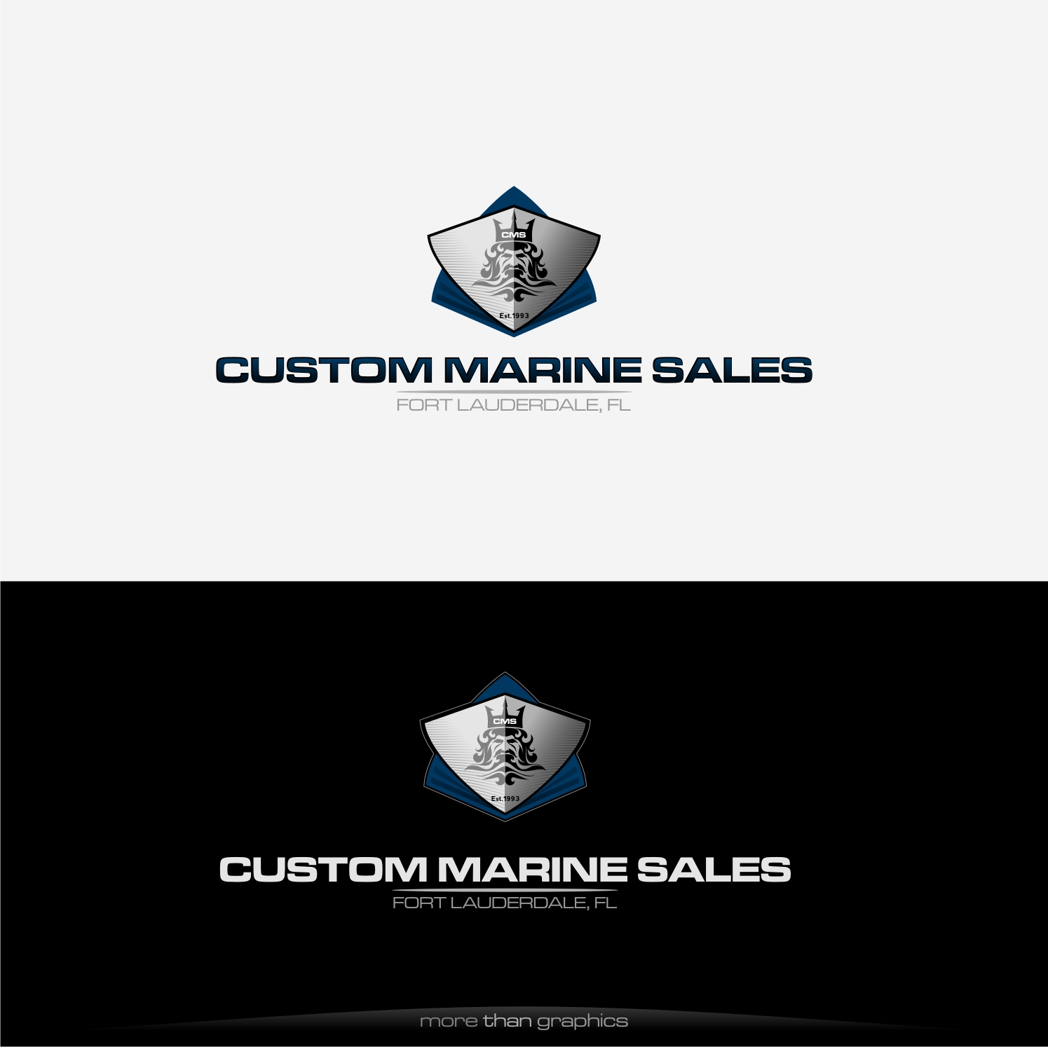 Logo Design by vladst2004 for Custom Marine Sales | Design #9335513